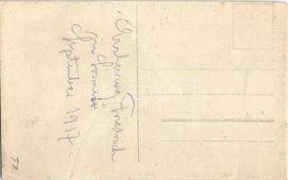 1917 Sósmező, Poiana Sarata; Frigyes főherceg vizitel a magyar csapatoknál az ezeréves határ túlsó o...