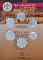 2010. "Mesterdarabok ezüstből 1926" 1926. 1f-1P Ag (6xklf) forgalmi sor utánverete eredeti...