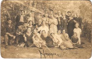 1926 Homoród-gyógyfürdő, Baile Homorod; fürdő, csoportkép / spa, group photo (Rb)