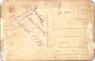 1926 Homoród-gyógyfürdő, Baile Homorod; fürdő, csoportkép / spa, group photo (Rb)