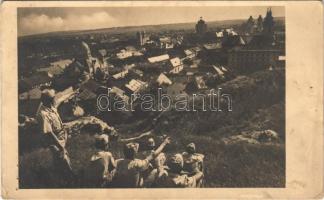 Eger, látkép a várból, úttörők. Művészeti Alkotások (lyukak / pinholes)