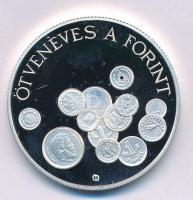 1996. 2000Ft Ag Ötvenéves a Forint kapszulában T:PP Adamo EM144