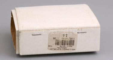 Hollóházi hamutál Szász Endre által tervezett dekorral. Matricás, jelzett, hibátlan. Eredeti dobozáb...