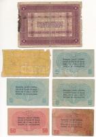 Olaszország / Velence / Osztrák-magyar megszállás 1918. 5c (3x) + 50c (2x) + 1L + Olaszország 1944. ...