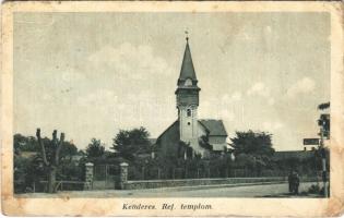 1937 Kenderes, Református templom. Hangya Szövetkezet kiadása (EB)