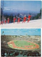 18 db MODERN magyar és külföldi sport motívum képeslap: stadionok / 18 modern Hungarian and other sp...