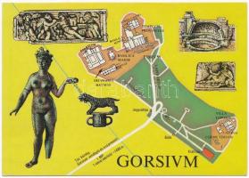 18 db MODERN magyar és külföldi térképes motívum képeslap / 18 modern Hungarian and other map motive...