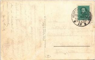 1937 Bánhida (Tatabánya), Magyar Dunántúli Villamossági rt. erőműve + "HEGYESHALOM-BUDAPEST 14 ...