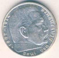 Német 3. Birodalom 1939A 2M Ag "Hindenburg" T:2