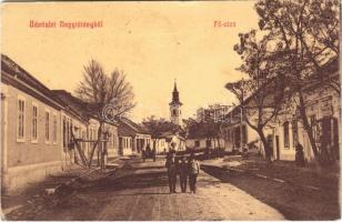 1907 Budapest XXII. Nagytétény, Fő utca, templom, üzlet. W.L. 365. B. (Rb)
