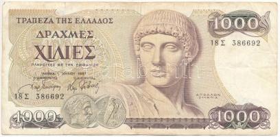 Görögország 1987. 1000Dr T:III Greece 1987. 1000 Drachmai C:F Krause P#202