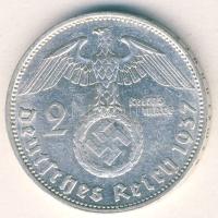 Német 3. Birodalom 1937A 2M Ag "Hindenburg" T:2