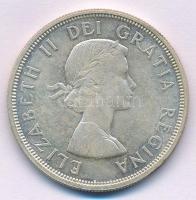 Kanada 1964. 1$ Ag "Charlottetown" T:2 Canada 1964. 1 Dollar Ag "Québec - Charlotteto...