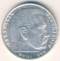 Német 3. Birodalom 1937A 2M Ag "Hindenburg" T:2