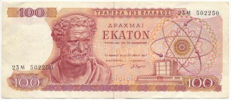 Görögország 1967. 100Dr T:III Greece 1967. 100 Drachmai C:F Krause P#196