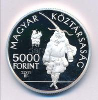 2011. 5000Ft Ag "A mohácsi busójárás" kapszulában, tanúsítvánnyal T:PP 
Adamo EM237