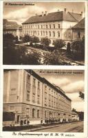1941 Eger, Angolkisasszonyok BMV intézete, Kápolna utcai és Dr. Szmrecsányi Lajos utcai homlokzat