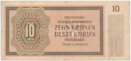 Német Harmadik Birodalom / Cseh-Morva Protektorátus 1942. 10K T:III
German Third Empire / Protector...