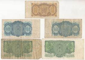 Csehszlovákia 1953-1961. 1K-5K (5db, 4xklf) T:III,III-
Czechoslovakia 1953-1961. 1 Koruna - 5 Korun...