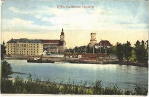 1913 Győr, Szeminárium, Püspökvár, vontatóhajó