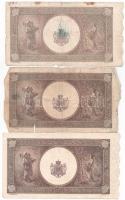 Románia 1945-1946. 10.000L (3xklf) T:III-IV
Romania 1945-1946. 10.000 Lei (3xdiff) C:F-G
Krause P#...