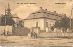 1915 Sátoraljaújhely, Görög katolikus templom és plébánia. Divald Károly fia + tábori posta (EK)
