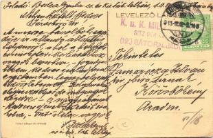 1915 Sátoraljaújhely, Görög katolikus templom és plébánia. Divald Károly fia + tábori posta (EK)