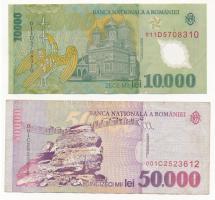 Románia 1998-2005. 1L-50.000L (6xklf) T:I--III
Romania 1998-2005. 1 Leu - 50.000 Lei (6xdiff) C:AU-...