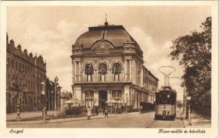 1931 Szeged, Kass szálló, kávéház, villamos