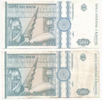 Románia 1991-1994. 500L-10.000L (5db, 4xklf) T:III néhány szép papír
Romania 1991-1994. 500 Lei - 1...