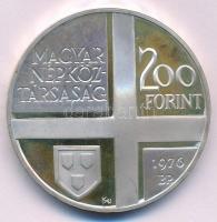 1976. 200Ft Ag "Festők I. - Szinyei" T:PP ujjlenyomatos,patina Adamo EM51