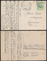 cca 1904-1917 6 db képeslap, rajtuk kottákkal