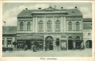 Tata, városháza, Strausz Jakab és Engländer Ferenc üzlete. Engländer Ferenc kiadása