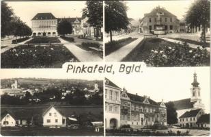 1960 Pinkafő, Pinkafeld; mozaiklap / multi-view postcard + FESTWOCHE 4-12. JUNI 1960 1100 Jahre Pinkafeld So. Stpl.