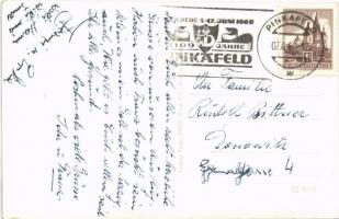 1960 Pinkafő, Pinkafeld; mozaiklap / multi-view postcard + "FESTWOCHE 4-12. JUNI 1960 1100 Jahr...