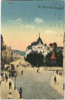 1930 Kassa, Kosice; Fő tér. Vasúti levelezőlapárusítás 188.sz. 1916. / main square