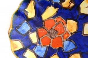 Villeroy & Boch festett kerámia tál, apró kopásokkal, d: 28 cm