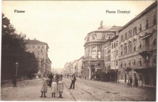 Fiume, Rijeka; Piazza Ürményi / square /  Ürményi tér (Ürményi Ferenc fiumei kormányzó volt)