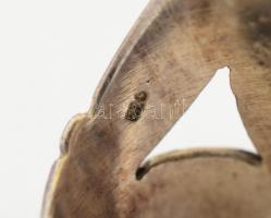 Ezüst (Ag) gyűrű gyöngyházzal, Jelzett. 8,36 g, m:51