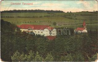 1908 Tarcsa, Tarcsafürdő, Bad Tatzmannsdorf; fürdő, szálloda. Königmann Jakab kiadása / spa, bath, hotel (EM)