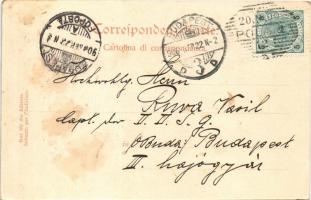 1900 Pola, Pula; Riva / port, steamship. M. Clapis Phot. Atelier Flora  (fl)