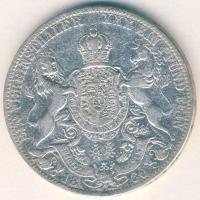 Német Államok/Hannover 1860B Thaler Ag V.György T:3 apró ph.