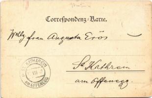 1912 Anger, Strasse, Conrad Weiler, Alois Thaller Gasthof / street, shops, restaurant and hotel (Rb)