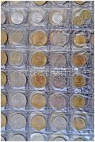 617db-os tartalmas magyar érme gyűjtemény a korona, pengő és forint időszakból, többségében klf évsz...