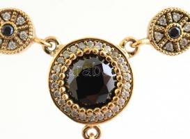 Ezüst (Ag) nyakék, jelzett, h: 50 cm, bruttó: 76,27 g