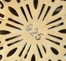 Ezüst (Ag) nyakék, jelzett, h: 50 cm, bruttó: 76,27 g