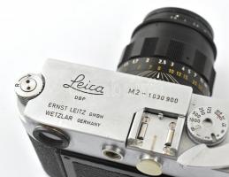 1967 Ernst Leitz Wetzlar Leica M2 35mm fényképezőgép Leitz Tele-Elmarit 1:2,5/90 objektívvel, Leica-...