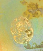 Zsolnay eozin mázas bika, jelzett, hibátlan, m: 7 cm, h: 10 cm