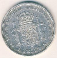 Spanyolország 1875. 5P Ag XII.Alfonz T:3 ph