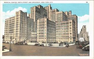 1932 New York City, Medical Center 168th Street and Broadway